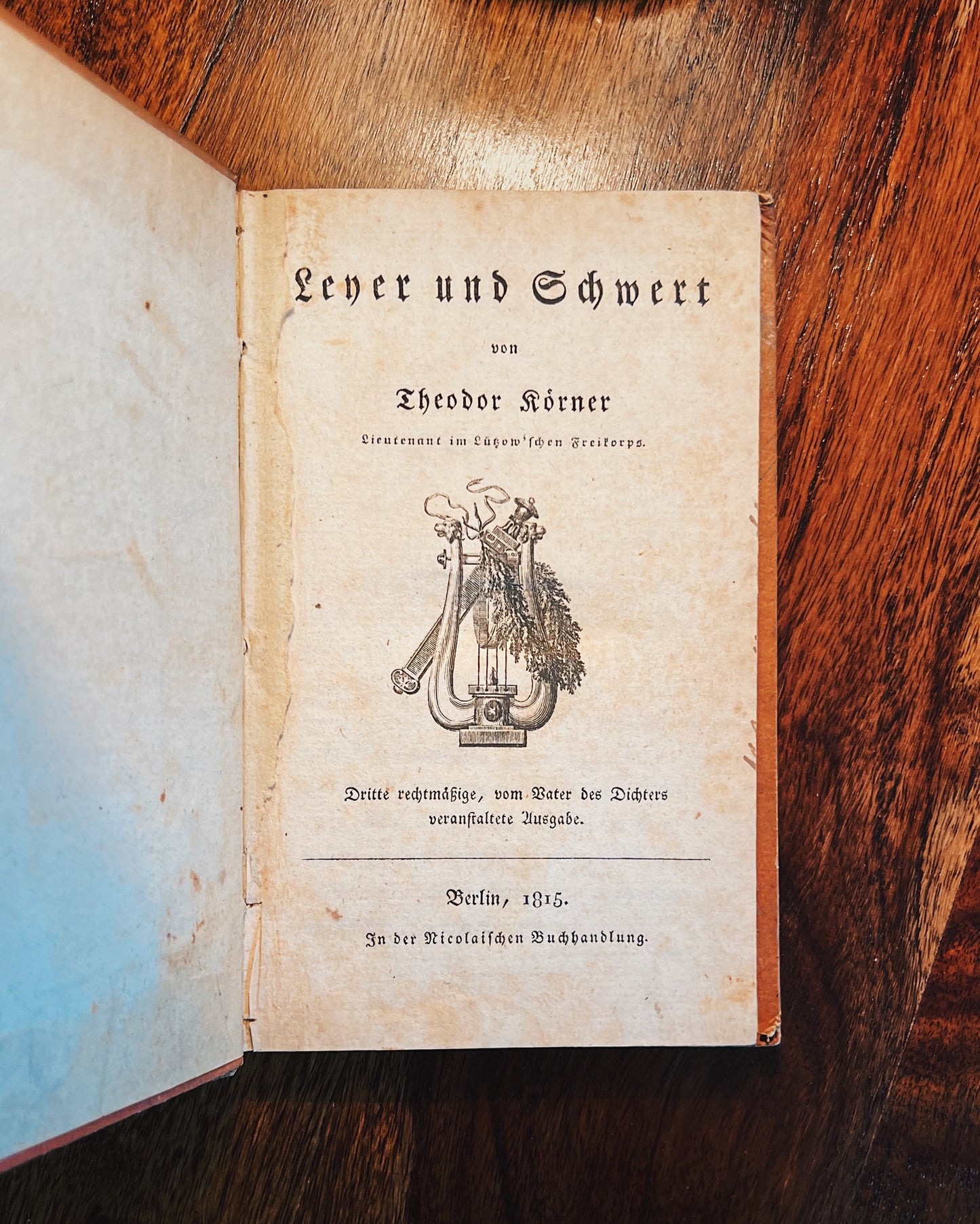 Leyer und Schwert, Theodor Körner