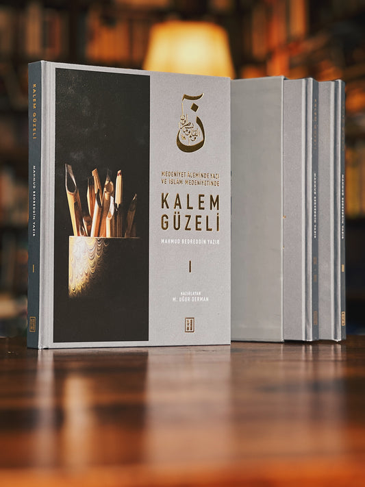Kalem Güzeli - Medeniyet Âleminde Yazı ve İslâm Medeniyetinde, Mahmud Bedreddin Yazır (Haz. Uğur Derman) - 3 Cilt