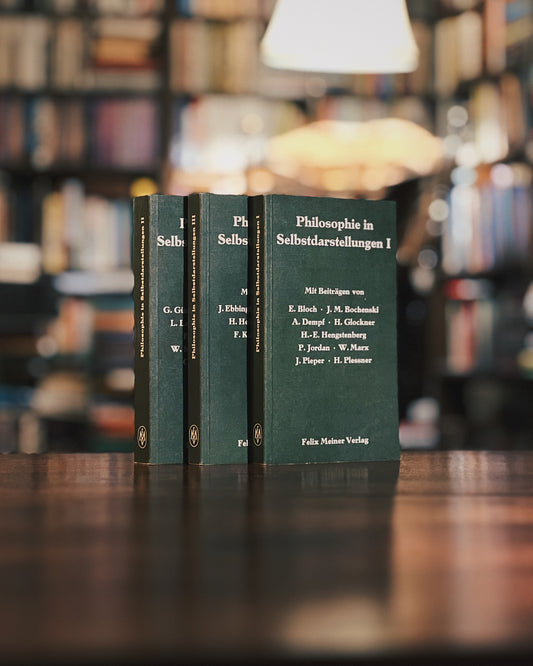 Philosophie in Selbstdarstellungen I+II+III, Ludwig J. Pongratz