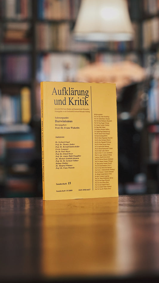 Aufklärung und Kritik - Schwerpunkt: Darwinismus - Sonderheft 15/2009