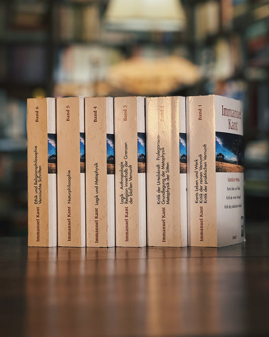 Sämtliche Werke, Immanuel Kant (6 Bände - Komplett)